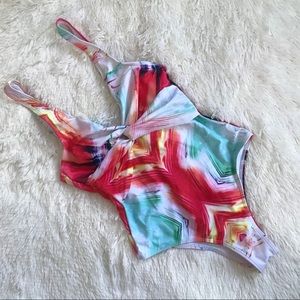 NWOT Rad watercolor one piece